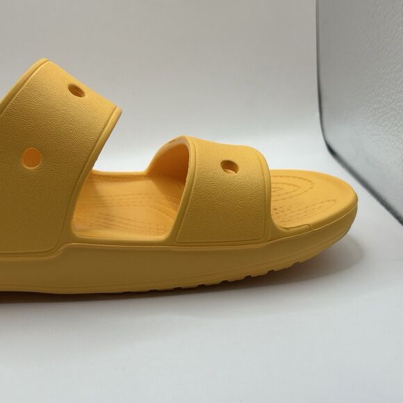 Crocs Classic Two Strap Slide Sandals Orange Sorbet Men 9 Women 11 main image 8